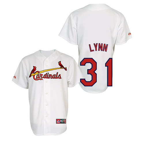 Lance Lynn #31 Youth Baseball Jersey-St Louis Cardinals Authentic Home Jersey by Majestic Athletic MLB Jersey